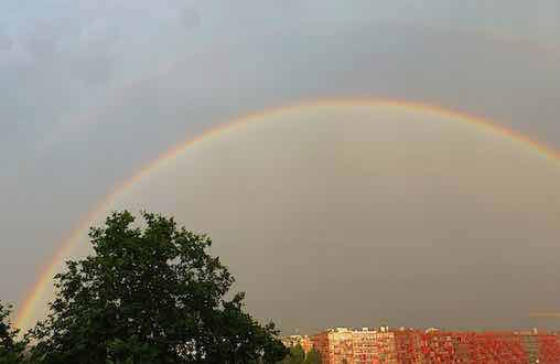 Der Regenbogen, das Geschenk der Natur